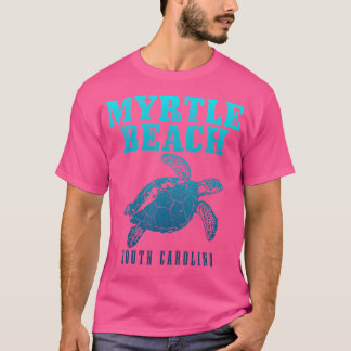 Myrtle Beach South Carolina Zee Turtle Surfer Scub T-shirt