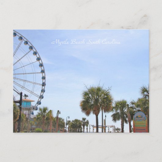 Myrtle Beach South Carollina, Skywheels Briefkaart (Voorkant)