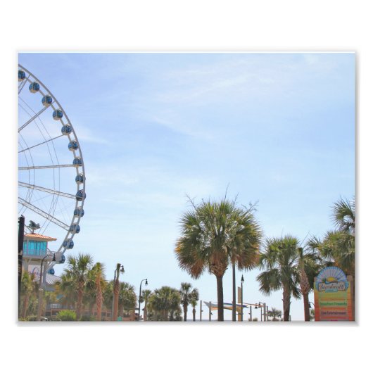 Myrtle Beach South Carollina, Skywheels Foto Afdruk (Voorkant)