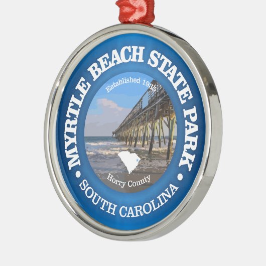 Myrtle Beach SP Metalen Ornament (Links)