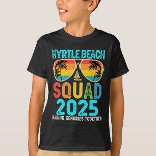 Myrtle Beach Squad 2025 Vakantie Vrienden Familie T-shirt
