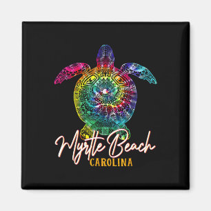 Myrtle Beach Tie Dye Zee Turtle Carolina Family Va Magneet
