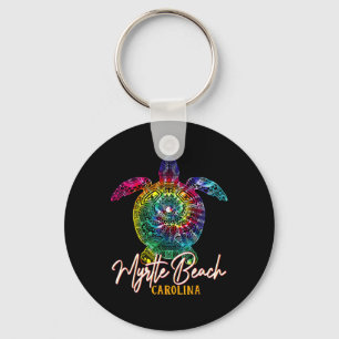 Myrtle Beach Tie Dye Zee Turtle Carolina Family Va Sleutelhanger
