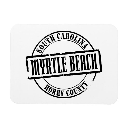 Myrtle Beach Titel Magneet (Horizontaal)