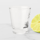 Myrtle Beach Trouwgunst Proost Schot Glas (Links)