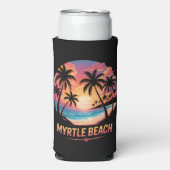 Myrtle Beach Vakantie Surfer  Seltzer Blikjeskoeler (Seltzer Voorkant)