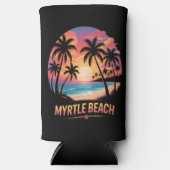 Myrtle Beach Vakantie Surfer  Seltzer Blikjeskoeler (Voorkant)
