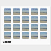 Myrtle Beach Vierkante Sticker (Vel)