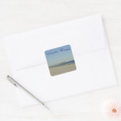 Myrtle Beach Vierkante Sticker (Envelop)