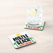Myrtle Beach Waterverf Bier Onderzetter (Rechterzijde)