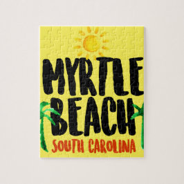 Myrtle Beach Waterverf Legpuzzel