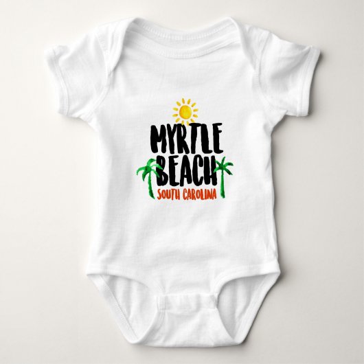 Myrtle Beach Waterverf Romper (Voorkant)