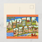 Myrtle Beach Welkomstkaart Briefkaart (Voorkant / Achterkant)