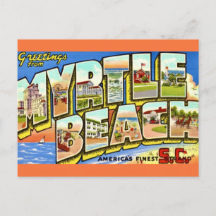 Myrtle Beach Welkomstkaart Briefkaart