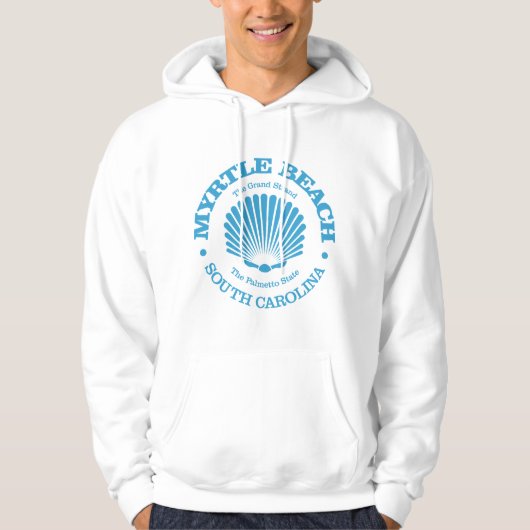 Myrtle Beach (zeeschelp) Hoodie (Voorkant)