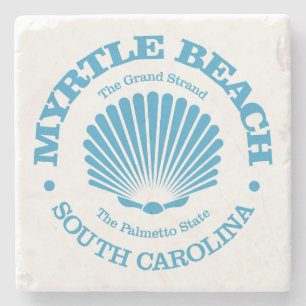 Myrtle Beach (zeeschelp) Stenen Onderzetter