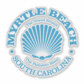 Myrtle Beach (zeeschelp) Sticker (Voorkant)