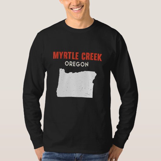 Myrtle Creek Oregon USA State America Travel Orego T-shirt (Voorkant)