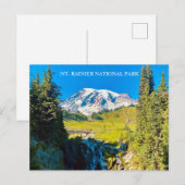 Myrtle Herfsten- Mount Rainier Briefkaart (Voorkant / Achterkant)