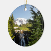 Myrtle-Herfsten, Mount Rainier Keramisch Ornament (Links)