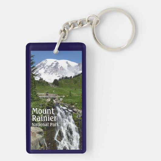 Myrtle Herfsten (Mount Rainier N.P.) met tekst Sleutelhanger (achterkant)