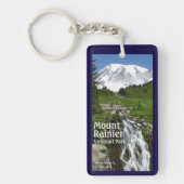 Myrtle Herfsten (Mount Rainier N.P.) met tekst Sleutelhanger (Voorkant)