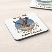 Myrtle strand bier onderzetter (Linkerzijde)