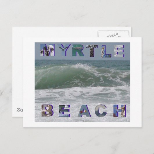 myrtle strand briefkaart (Voorkant / Achterkant)