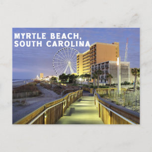 myrtle strand , Briefkaart van zuid - carolina