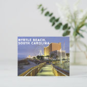myrtle strand , Briefkaart van zuid - carolina (Staand voorkant)