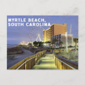 myrtle strand , Briefkaart van zuid - carolina (Voorkant)