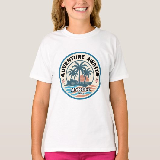 Myrtle strand t-shirt (Voorkant)