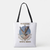 Myrtle strand tote bag (Achterkant)