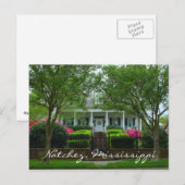 Myrtle Terrace in Historic Natchez, Mississippi Briefkaart (Voorkant / Achterkant)