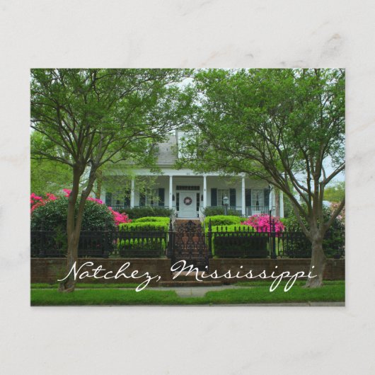 Myrtle Terrace in Historic Natchez, Mississippi Briefkaart (Voorkant)