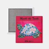 Myrtle the Turtle Magnet (Voorkant / Achterkant)