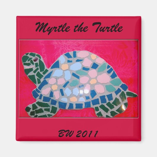Myrtle the Turtle Magnet (Voorkant)