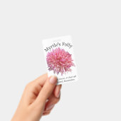 Myrtle's Folly Dahlia ID-badge Badge (Handheld)