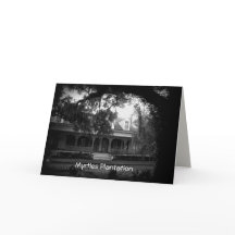 Myrtles Plantation in black and white