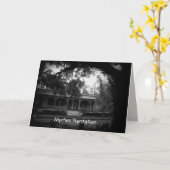 Myrtles Plantation in black and white Kaart (Gele Bloem)