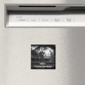 Myrtles Plantation in black and white Magneet (Insitu (Vaatwasser))