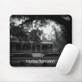 Myrtles Plantation in black and white Muismat (Met muis)