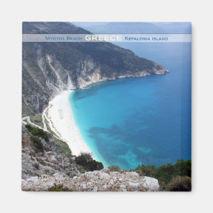 Myrtos Beach Griekenland Souvenir Koelkast Magneet