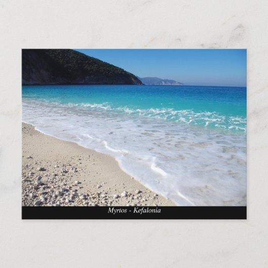 Myrtos - Kefalonia Briefkaart (Voorkant)