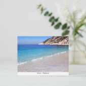 Myrtos - Kefalonia Briefkaart (Staand voorkant)