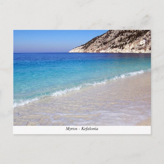 Myrtos - Kefalonia Briefkaart (Voorkant)