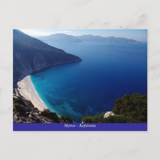 Myrtos - Kefalonia Briefkaart (Voorkant)