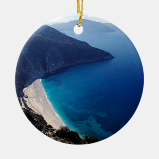 Myrtos - Kefalonia Keramisch Ornament (Voorkant)