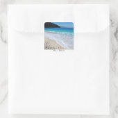 Myrtos - Kefalonia Vierkante Sticker (Tas)