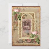 Mys Elegant Rozen Moederdag uitnodiging (Voorkant)